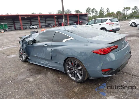 2022 Infiniti Q60 Red Sport 400 from USA, damaged, VIN JN1FV7LK4NM660191